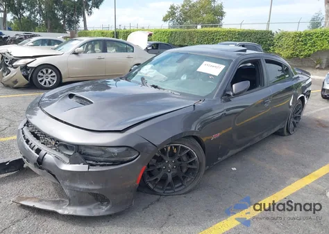 2019 Dodge Charger Scat Pack z USA, uszkodzony, nr VIN 2C3CDXGJ6KH553389